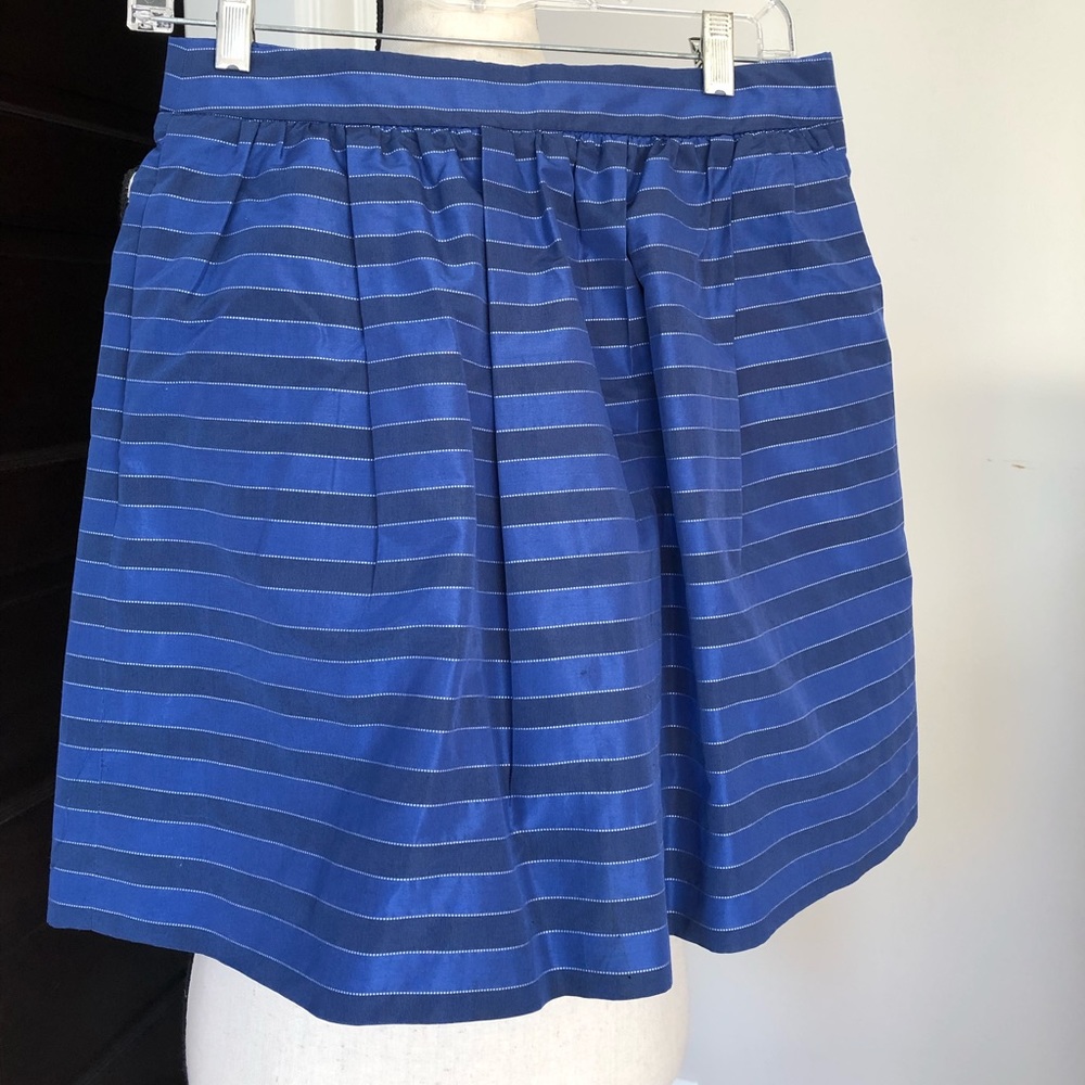J. Crew Blue Mini Skirt